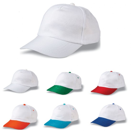 5601 - Polyester Şapka Beyaz