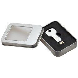 2101 - Pencereli Metal USB Bellek Kutusu