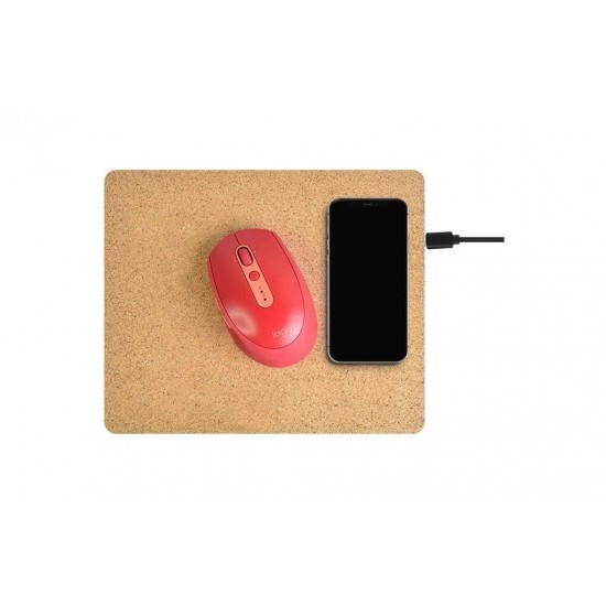 1339 - Mantar Mouse Pad Kablosuz Özelliklİ Şarj Aleti