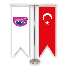 İkili Kırlangıç Masa Bayrağı