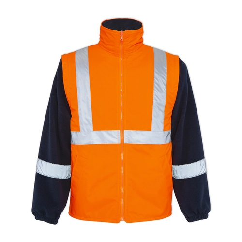 Hi-Vis 2 in 1 Yelek Neon Turuncu