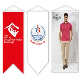 Kırlangıç Bayrak (Flama) - 100X300 cm